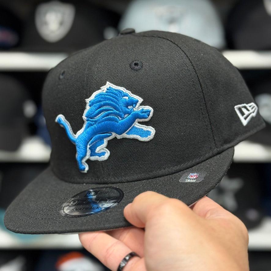 New Era Detroit Lions Black/Blue 9FIFTY Snapback - Product Image