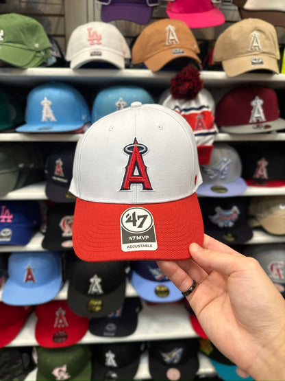 LA Angels MLB Ball Cap | '47 Brand MVP Adjustable Curve Cap | Color Options