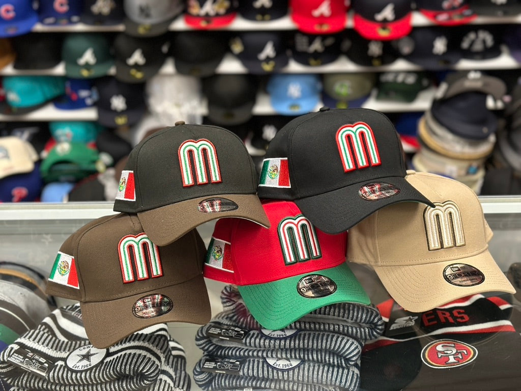 Mexico WBC World Baseball Classic | New Era 9FIFTY A-Frame Snapback | Tan