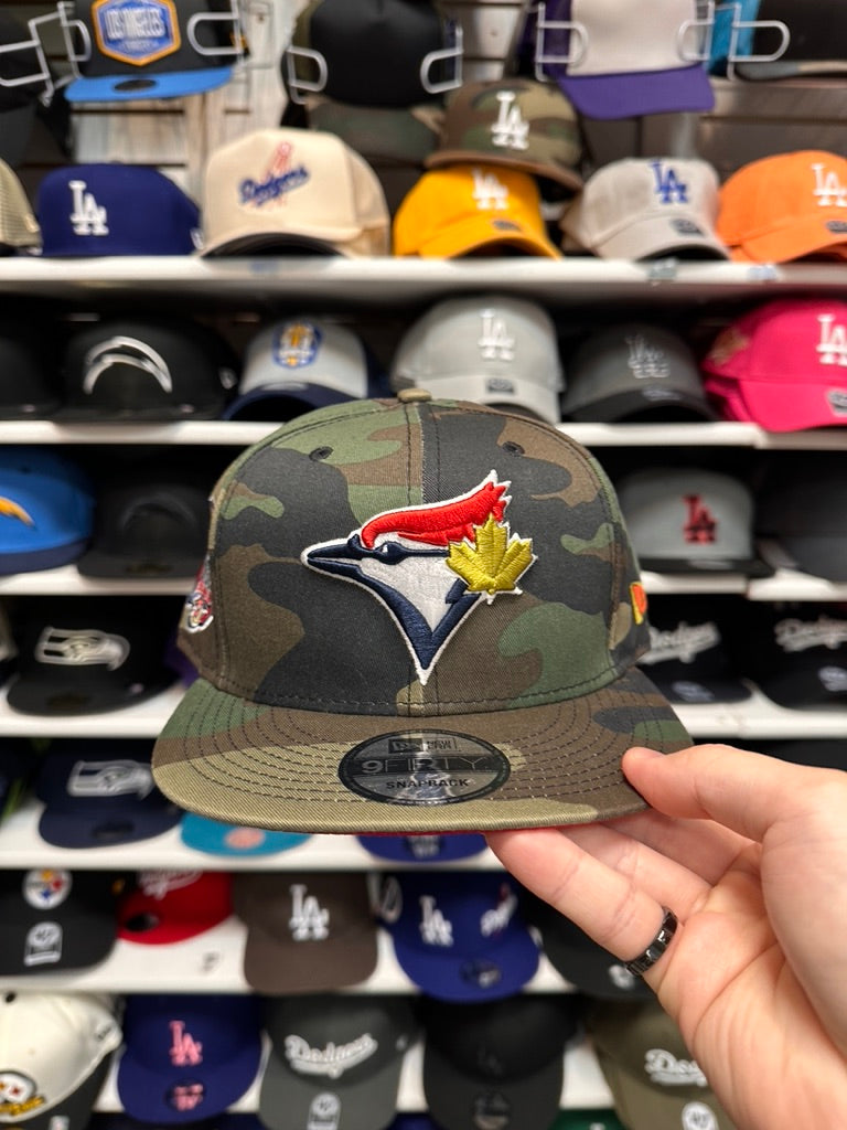 Toronto Blue Jays MLB '30th Season Patch' | New Era 9FIFTY Snapback | Camouflage