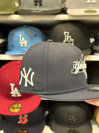 New York Yankees MLB 'State Cap' | New Era 9FIFTY Adjustable Snap | Navy