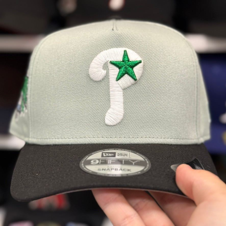 New Era Philadelphia Phillies 'All Star Game' A-Frame Mint/Black 9FIFTY Snapback | Glow in the Dark - Product Image