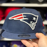 New Era New England Patriots 'Large Logo' Navy/Red 9FIFTY Snapback - Product Image
