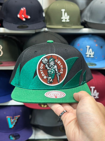 Boston Celtics NBA Snapback | Vintage Mitchell & Ness Original Fit Adjustable Hat | Multicolor