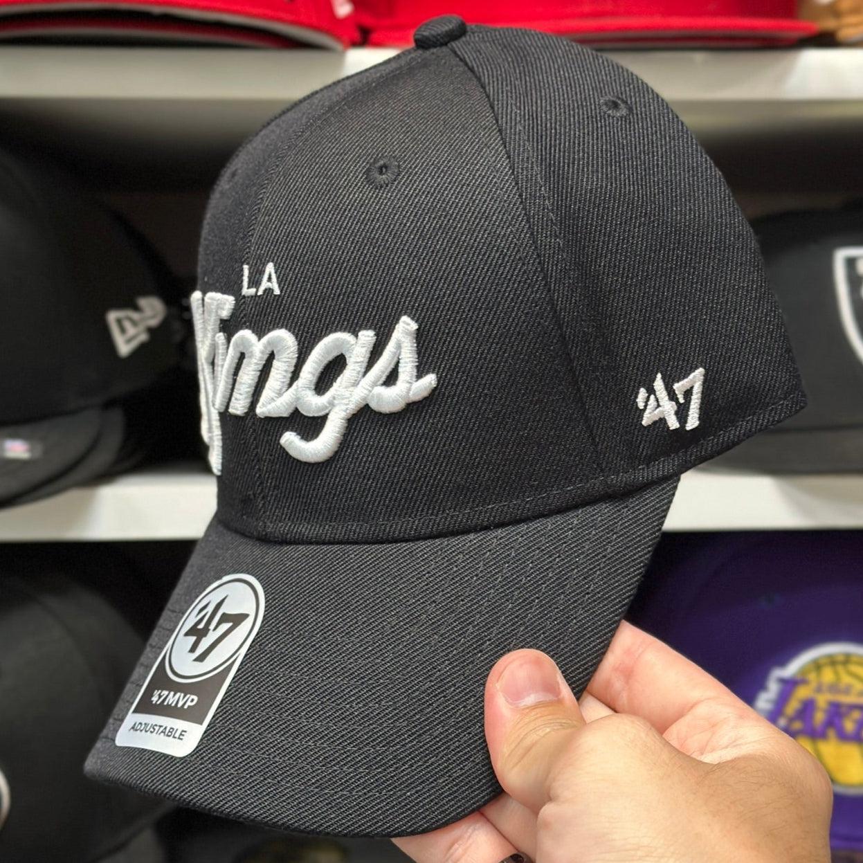 Los Angeles Kings Black/White '47 Brand Baseball Cap - Product Image