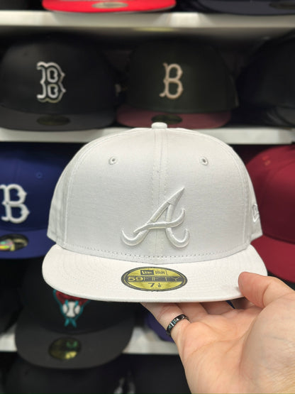 Atlanta Braves MLB All White | New Era 59FIFTY Fitted Cap