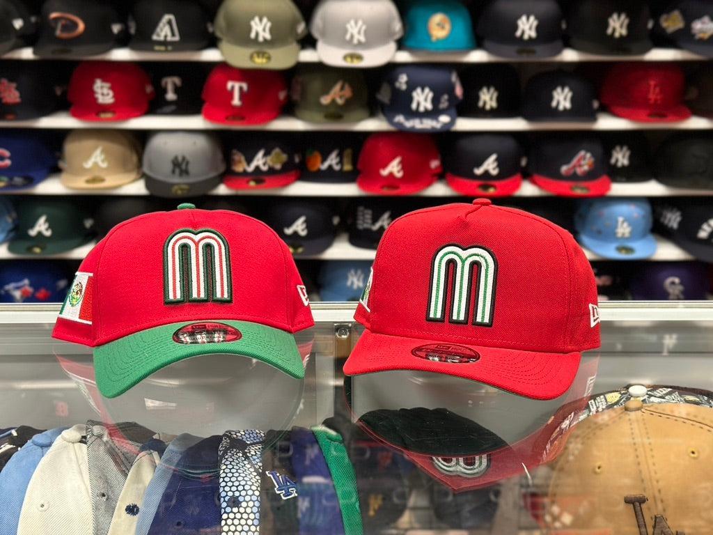 New Era Mexico M 'World Baseball Classic' A-Frame Red 9FIFTY Snapback - Product Image