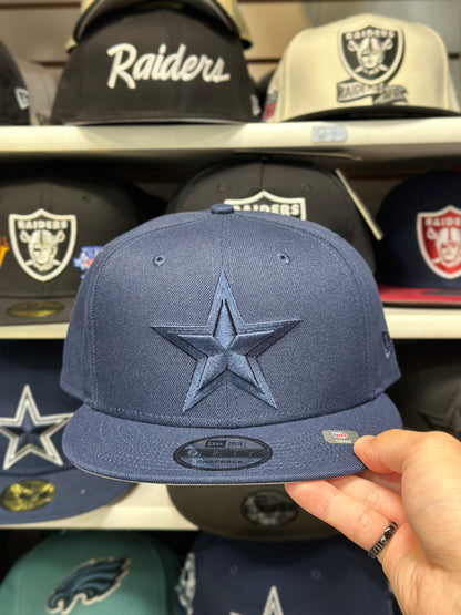 Dallas Cowboys NFL Monochrome Snapback | New Era 9FIFTY Adjustable Snap | Color Options