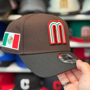 New Era Mexico World Baseball Classics A-Frame Brown/Black 9FORTY Snapback