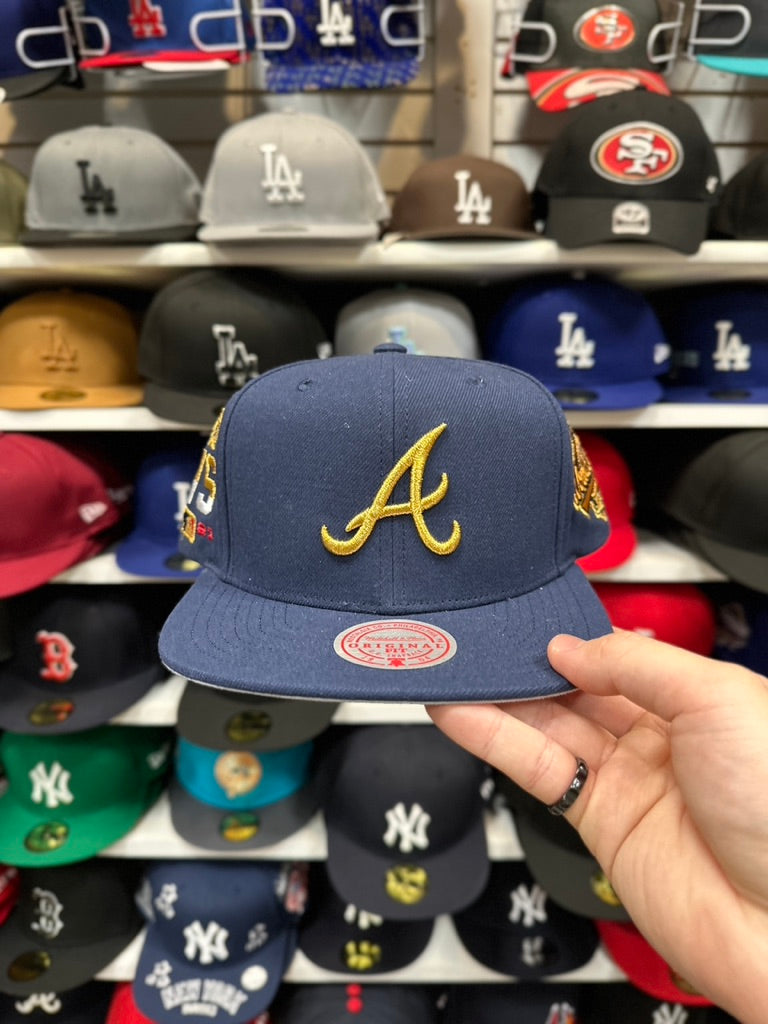 Atlanta Braves MLB World Series | Mitchell & Ness Original Fit Snapback | Navy