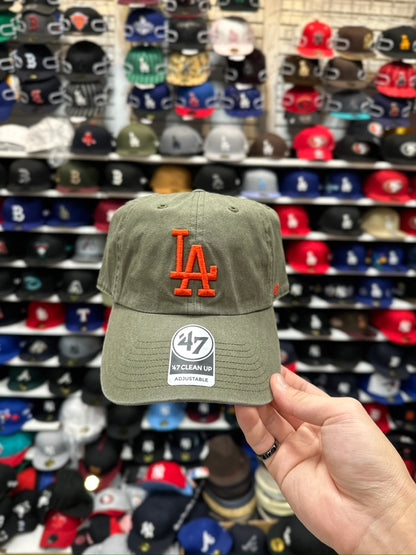 LA Dodgers MLB Dad Cap | '47 Brand Clean Up Adjustable Curve Hat | Color Options