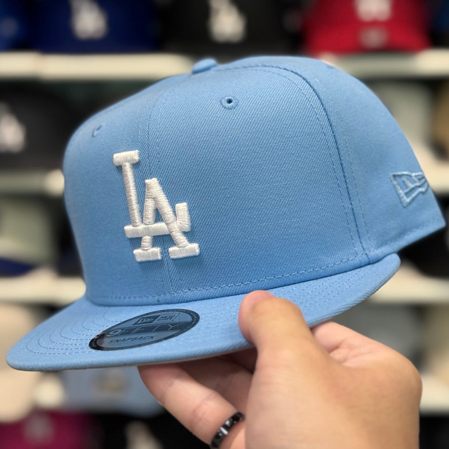 New Era Los Angeles Dodgers Baby Blue 9FIFTY Adjustable Snapback Hat