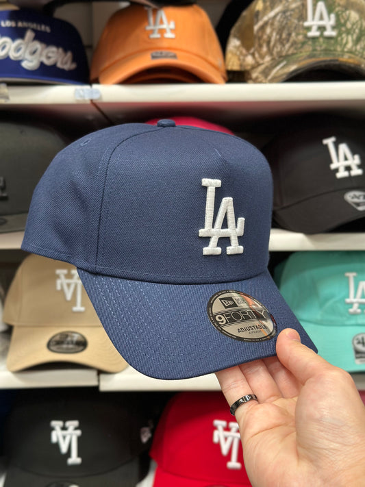 LA Dodgers A-Frame Snapback | New Era 9FORTY | Navy