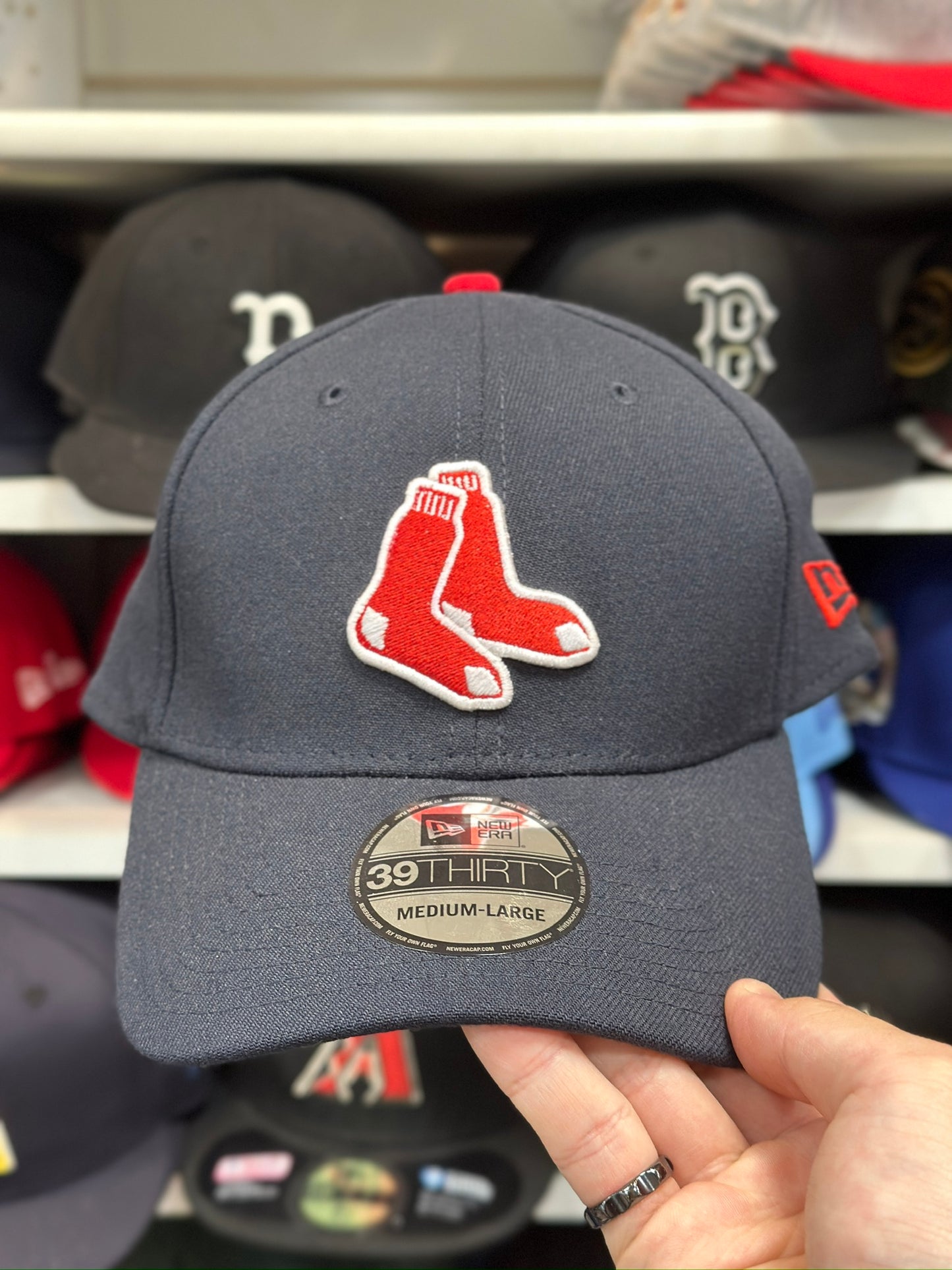 Boston Red Sox MLB | New Era 39THIRTY Adjustable Ball Cap | Navy