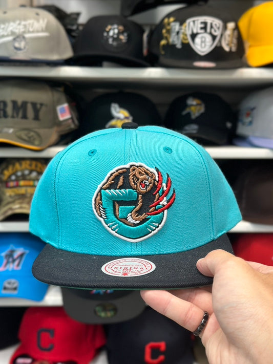 Vancouver Grizzlies NBA Snapback | Mitchell & Ness Original Fit | Teal/Black