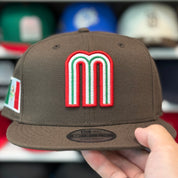 New Era Mexico World Baseball Classics Brown 9FIFTY Adjustable Snapback Hat