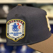 New Era Los Angeles Dodgers '1984 LA Olympics' A-Frame Navy/Brown 9FORTY Snapback - Product Image