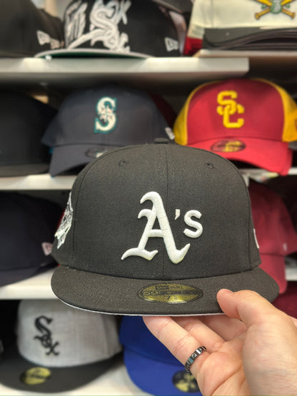 Oakland Athletics MLB World Series Patch | New Era 59FIFTY Fitted Cap | Black