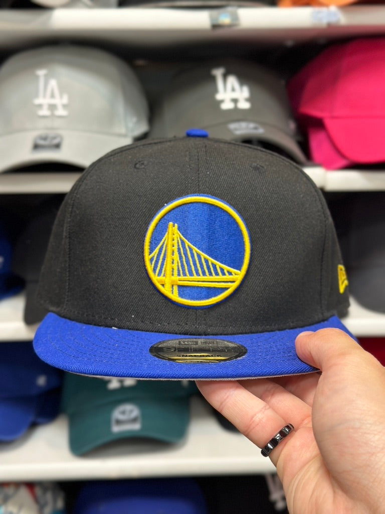 Golden State Warriors NBA Snapback | New Era 9FIFTY Adjustable Snap | Black/Blue