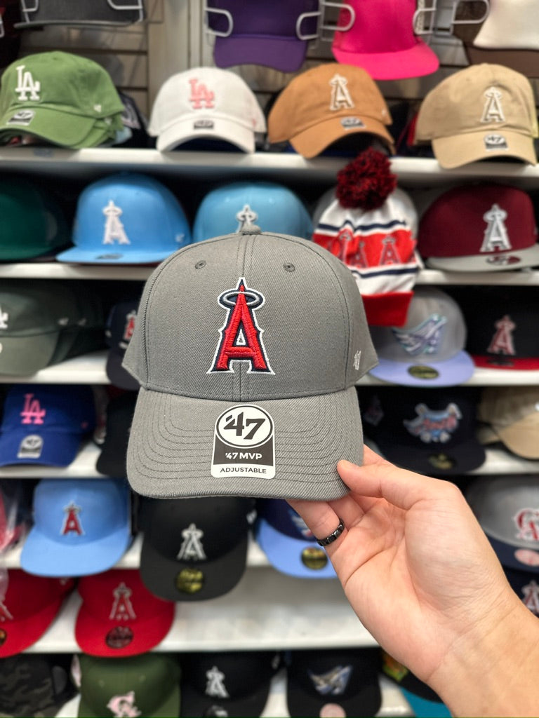 LA Angels MLB Ball Cap | '47 Brand MVP Adjustable Curve Cap | Color Options