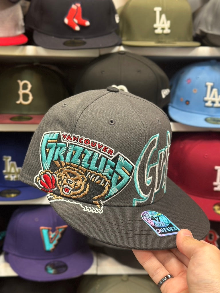 Vancouver Grizzlies NBA Snapback | Vintage '47 Brand Captain Adjustable Snap | Color Options