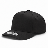Pit Bull Cambridge PB273 Blank 5-Panel High Frame Adjustable Snapback Hat - Black
