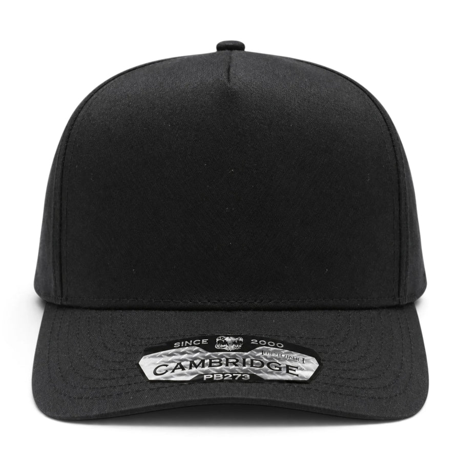 Pit Bull Cambridge PB273 Blank 5-Panel High Frame Adjustable Snapback Hat - Black - Product Image