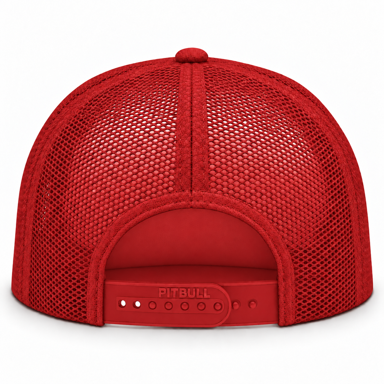 Pit Bull Cambridge PB114 Blank 5-Panel High Frame Foam Adjustable Snapback Hat - Red