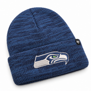 Seattle Seahawks '47 Brand Brain Freeze Cuff Knit Beanie - Navy - Product Image