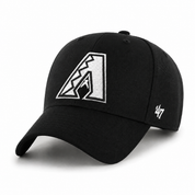 Arizona Diamondbacks '47 Brand MVP Adjustable Baseball Cap - Black - Product Image