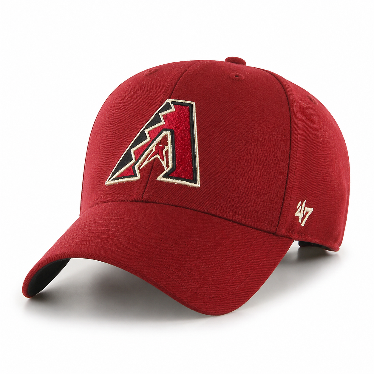 Arizona Diamondbacks '47 Brand MVP Adjustable Baseball Cap - Desert Red - Product Image