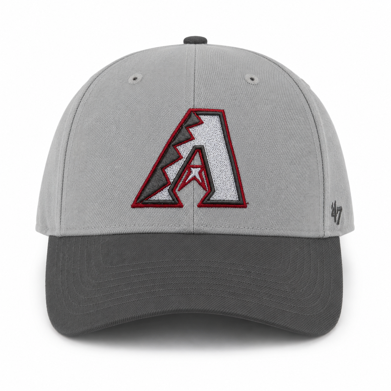 Arizona Diamondbacks '47 Brand MVP Adjustable Baseball Cap - Gray - Product Image