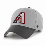 Arizona Diamondbacks '47 Brand MVP Adjustable Baseball Cap - Gray