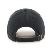 Los Angeles Dodgers Outline '47 Brand Clean Up Adjustable Dad Cap - Black - Product Image