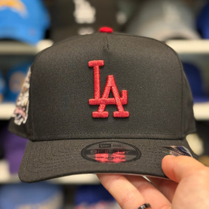 New Era Los Angeles Dodgers '40th Anniversary' A-Frame Metallic Red 9FIFTY Snapback - Product Image