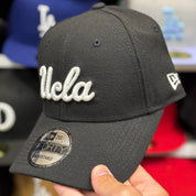 New Era UCLA Bruins Script Black/White 9FORTY Baseball Cap - Product Image