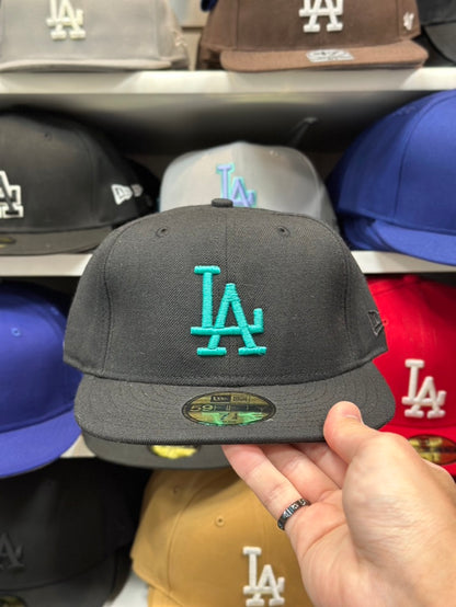 LA Dodgers MLB Vintage | New Era 59FIFTY Fitted | Black/Teal