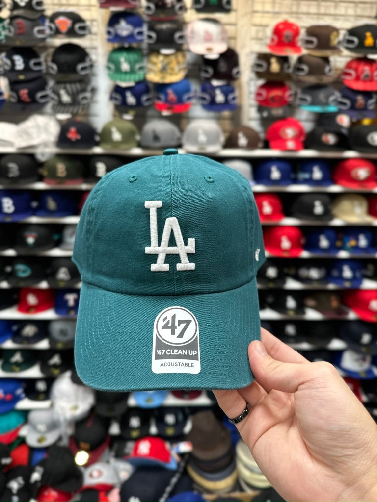 LA Dodgers MLB Dad Cap | '47 Brand Clean Up Adjustable Curve Hat | Color Options