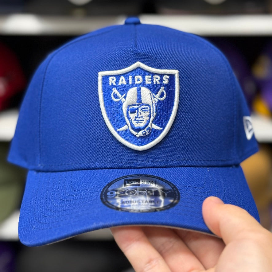 New Era Las Vegas Raiders A-Frame Royal Blue 9FORTY Snapback - Product Image