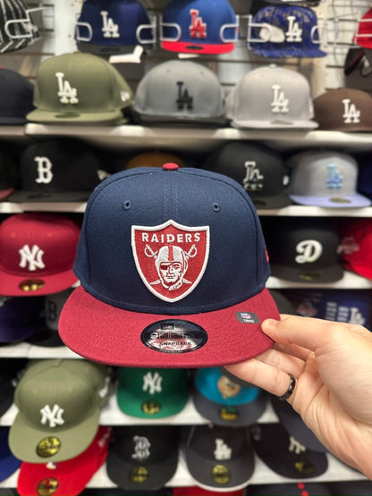 Las Vegas Raiders NFL Two Tone Snapback | New Era 9FIFTY Adjustable Snap | Color Options