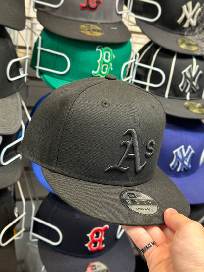 Oakland Athletics MLB Snapback | New Era 9FIFTY Adjustable Snap | Black