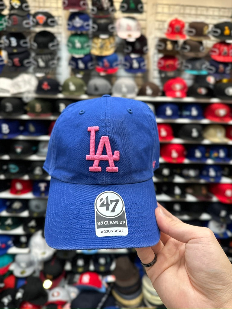 LA Dodgers MLB Dad Cap | '47 Brand Clean Up Adjustable Curve Hat | Color Options