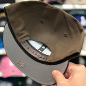 New Era Los Angeles Dodgers 'Upside Down Logo' Brown 9FIFTY Adjustable Snapback Hat