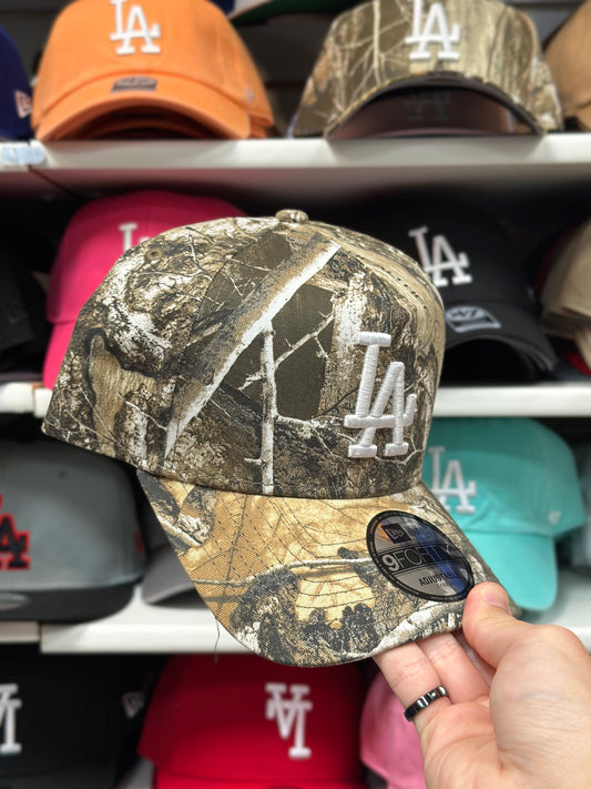 LA Dodgers MLB 'Outdoors' A-Frame Snapback | New Era 9FORTY Adjustable Snap | Camouflage