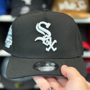 New Era Chicago White Sox '2003 All Star Game' A-Frame Black 9FIFTY Snapback | Blue Under Brim - Product Image