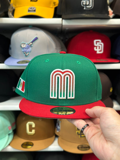 Mexico WBC World Baseball Classic | Classic New Era 59FIFTY Fitted | Green/Red