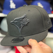 New Era Toronto Blue Jays All Black 9FIFTY Adjustable Snapback Hat