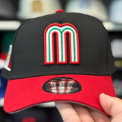 New Era Mexico World Baseball Classics A-Frame Black/Red 9FORTY Snapback