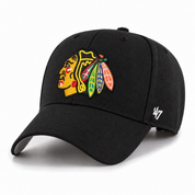 Chicago Blackhawks '47 Brand MVP Adjustable Baseball Cap - Black - Product Image
