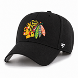 Chicago Blackhawks '47 Brand MVP Adjustable Baseball Cap - Black